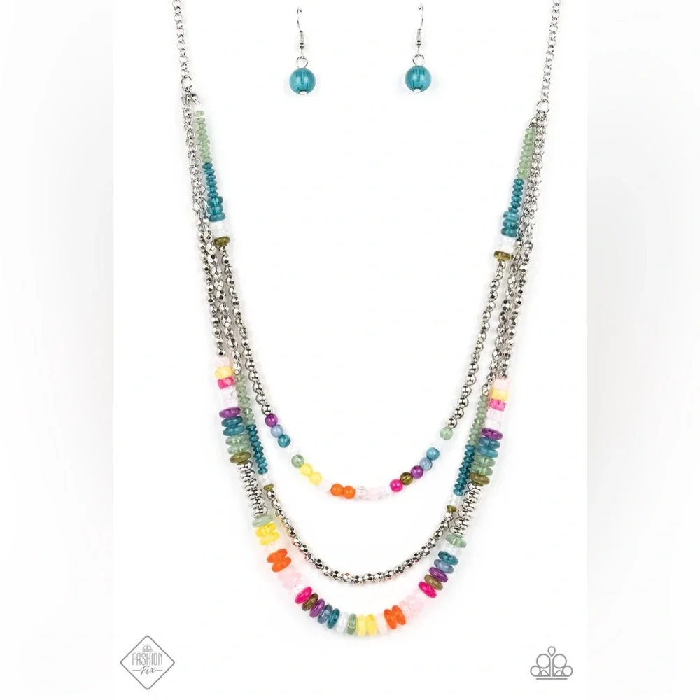 Multicolor Necklace - Picture 3 of 4